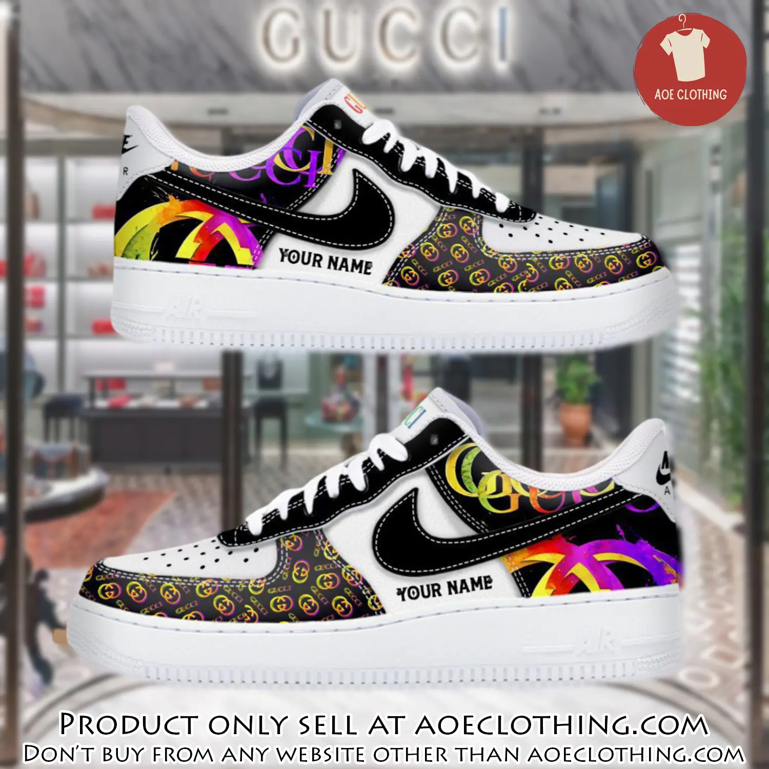 Personalized gucci luxury air force 1 sneakers limited af1 shoes oaf1010 aoe0417982